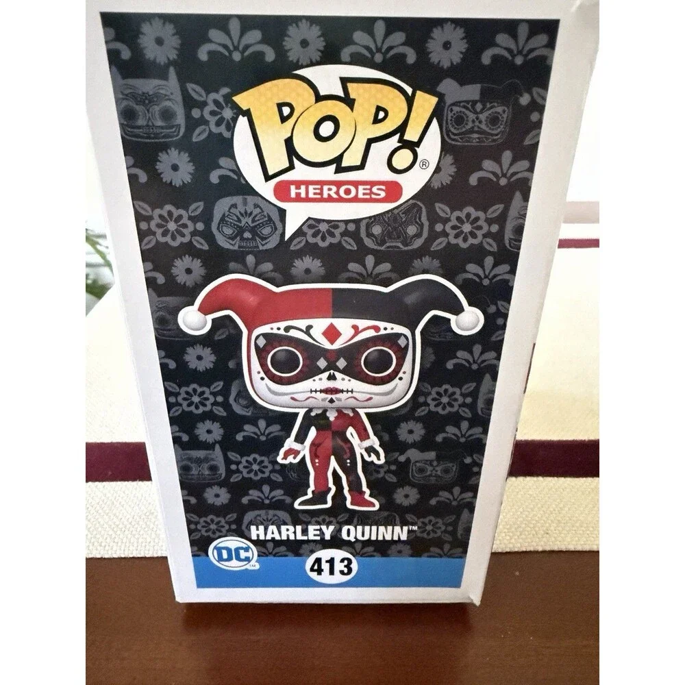 Funko Pop! Heroes: Dia de Los DC - Harley Quinn (No. 413) Vinyl Figure NIB